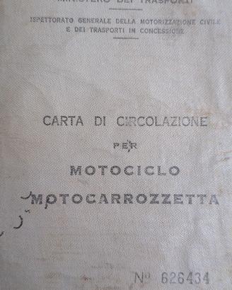 libretto lambretta 125 li originale 