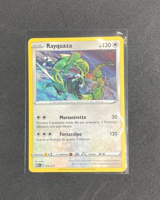 Rayquaza Pokemon Holo Reverse e altre carte