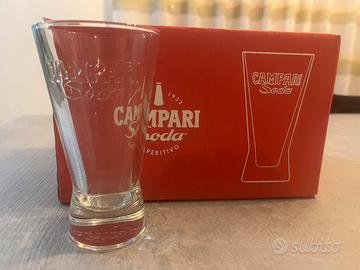 Set 6 bicchieri Campari Soda nuovi
