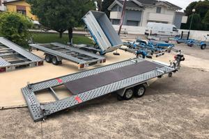 Rimorchio Stema per trasporto auto basculante
