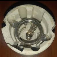 PORTALAMPADA BASE E27 IN CERAMICA / PORCELLANA