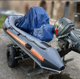 Joker 420 + suzuki 30 cv + carrellino pieghevole