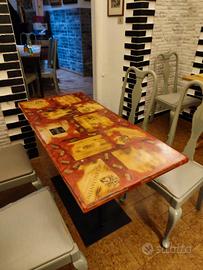 tavoli in legno e resina