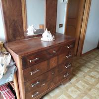 Cassettiera con specchio anni 60