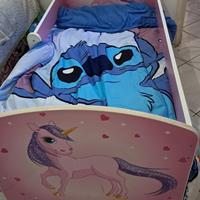 Lettino bimba unicorno
