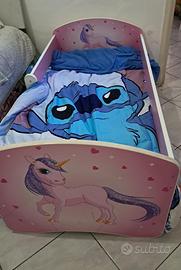 Lettino bimba unicorno