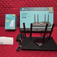 Router WiFi 6 TP Link con extender wifi