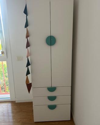 Armadio e letto per cameretta bambino