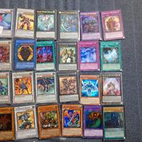 Lotto carte yugioh rare xyz synchro fusione