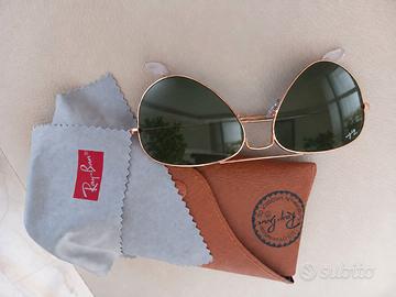 Occhiali Ray-Ban Aviator originali Oro Rosa