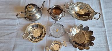 Lotto argenteria vintage tavola