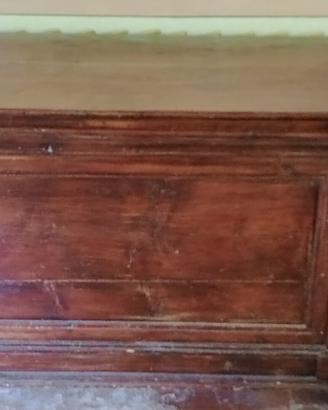 Cassapanca antica in legno