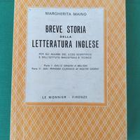BREVE STORIA DELLA LETTERATURA INGLESE -LE MONNIER