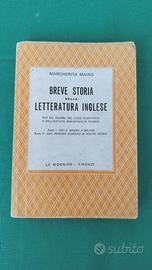 BREVE STORIA DELLA LETTERATURA INGLESE -LE MONNIER