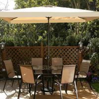 Balani Ombrellone Palo Centrale 3x3 Beige + base