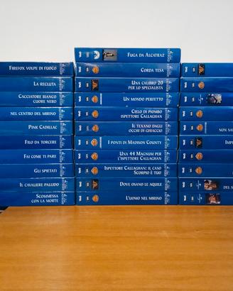 Rara Collezione VHS Clint Eastwood IL MITO - NUOVA