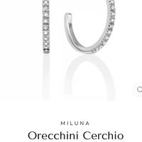 Orecchini Miluna in Argento