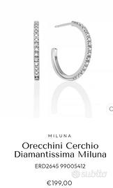 Orecchini Miluna in Argento
