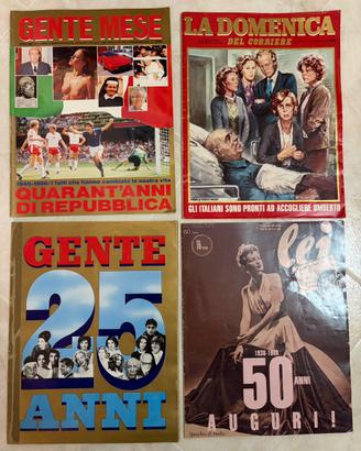 Lotto riviste vintage - anni 80