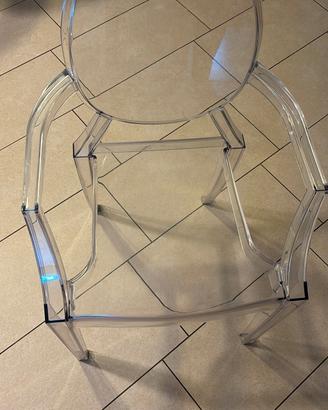Sedia Kartell Louis Ghost Philippe Starck