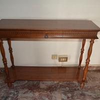 Mobile ingresso e Specchio con cornice legno