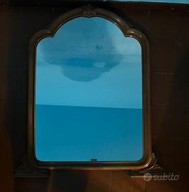 Specchio in legno vintage da appoggio o parete