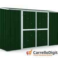 Casetta lamiera per esterno 307x100 verde scuro