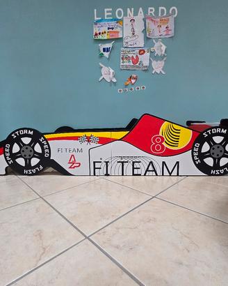 Letto in legno Formula 1