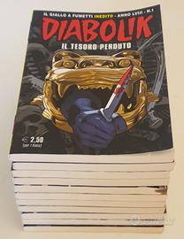 Diabolik inedito anno LVIII Lotto 11 albi