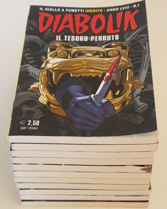 Diabolik inedito anno LVIII Lotto 11 albi