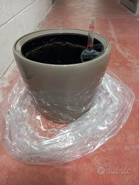 Lechuza vaso classico premium Ls 28 tortora lucido