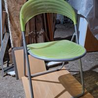 Sedia verde piegevole