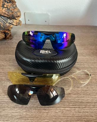 Occhiali sportivi Ziel con lenti intercambiabili