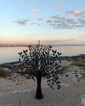 albero 🌲 d'ulivo in acciaio corten 