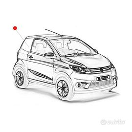 VETRO FISSO POSTERIORE DX OSCURATO AIXAM