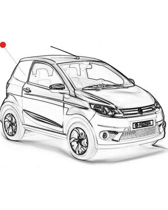 VETRO FISSO POSTERIORE DX OSCURATO AIXAM