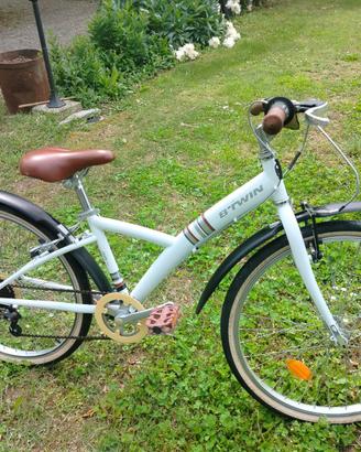 Bicicletta  B'Twin trekking bimba telaio 21