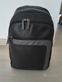 Piquadro zaino medio X1 nero e grigio