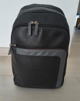 Piquadro zaino medio X1 nero e grigio