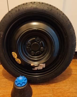 ruotino scorta Toyota 14" pollici Yaris 2010
