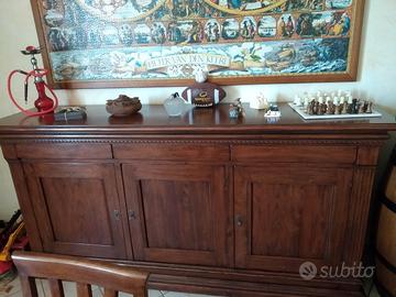 Soggiorno completo in stile arte povera 