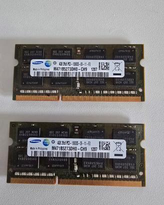 RAM Notebook DDR3 8GB Kit (2x4GB)