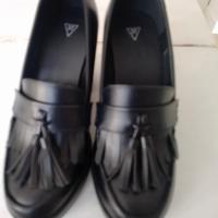 scarpe mocassino con tacco 