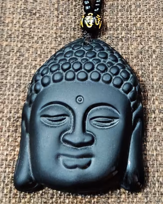 Collana PREGIATA & PESANTE Preghiera Buddha