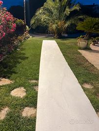 Tappeto passatoia bianca per cerimonia