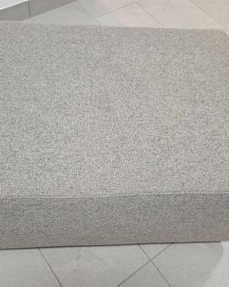 Pouf divano made in Italy colore grigio