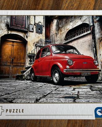 Puzzle Clementoni 500 pezzi - Fiat 500 rossa