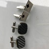 Gemelli camicia polso in acciaio