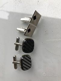 Gemelli camicia polso in acciaio