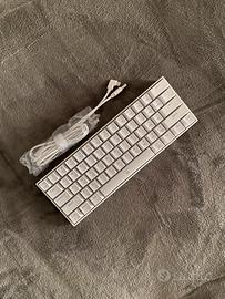 Tastiera da gaming bianca redragon 60% RGB